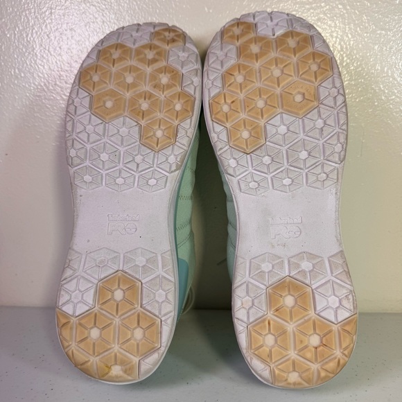 Timberland PRO Mint Green Safety Toe Sneakers | Anti-Fatigue | Sz 11 - Picture 8 of 12